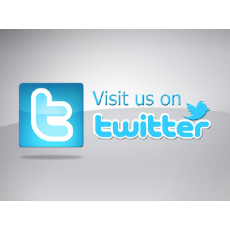 We are on Twitter